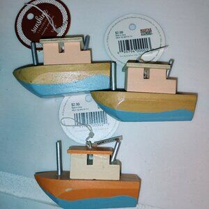 Martha Stewart tugboat C ornaments